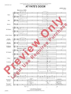 At Fate\'s Door - Hall - Concert Band - Gr. 2.5