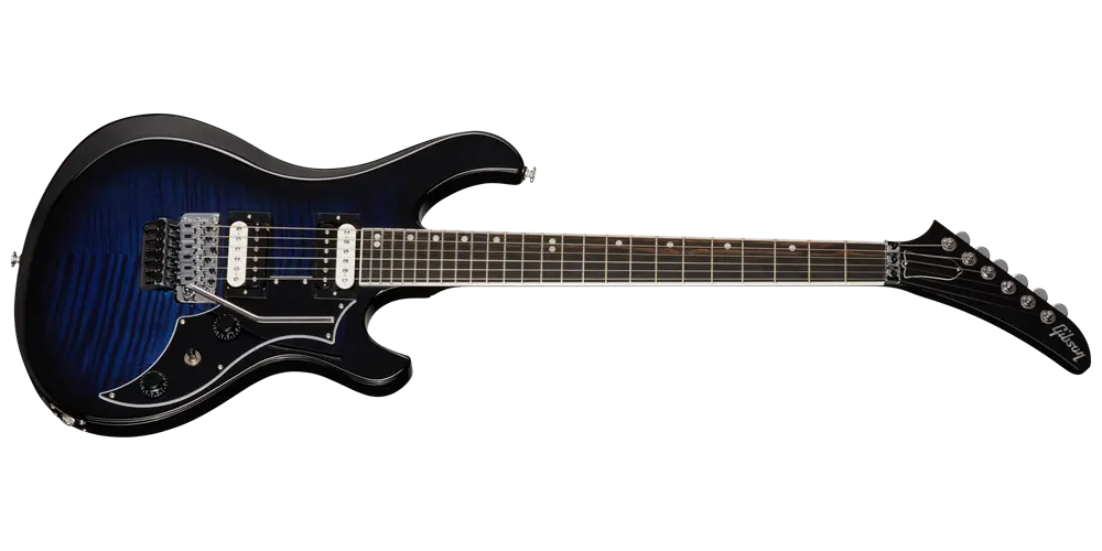 Victory Floyd Rose Electric Guitar with Hardshell Case - Deep Ocean Burst