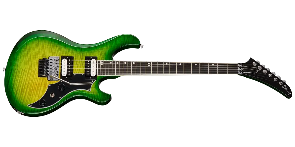 Victory Floyd Rose Electric Guitar with Hardshell Case - Iguana Burst