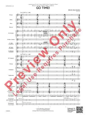 Go Time! - Balmages - Concert Band - Gr. 4