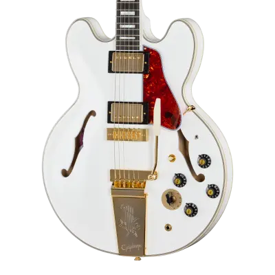 Alex Lifeson 1976 ES-355 Reissue Electric Guitar with Hardshell Case - Alpine White