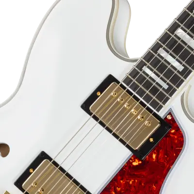 Alex Lifeson 1976 ES-355 Reissue Electric Guitar with Hardshell Case - Alpine White
