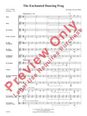 The Enchanted Dancing Frog - Navarre - Concert Band - Gr. 0.5
