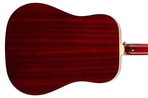 Songmaker DR-100 Acoustic Guitar - Wine Red with Gold Hardware
