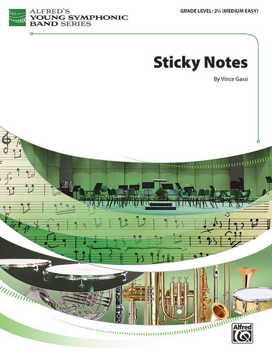 Sticky Notes - Gassi - Concert Band - Gr. 2.5