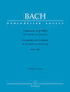 Baerenreiter Verlag - Concerto for Harpsichord and Strings G minor BWV 1058 - Bach/Breig - Full Score