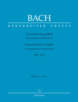Concerto for Harpsichord and Strings G minor BWV 1058 - Bach/Breig - Full Score
