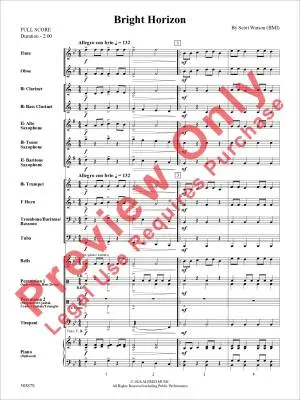 Bright Horizon - Watson - Concert Band - Gr. 1