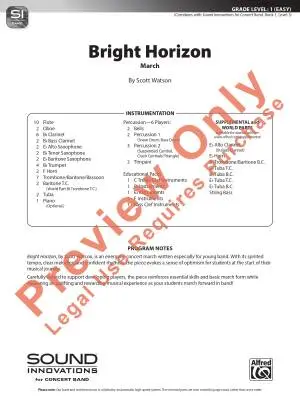 Bright Horizon - Watson - Concert Band - Gr. 1