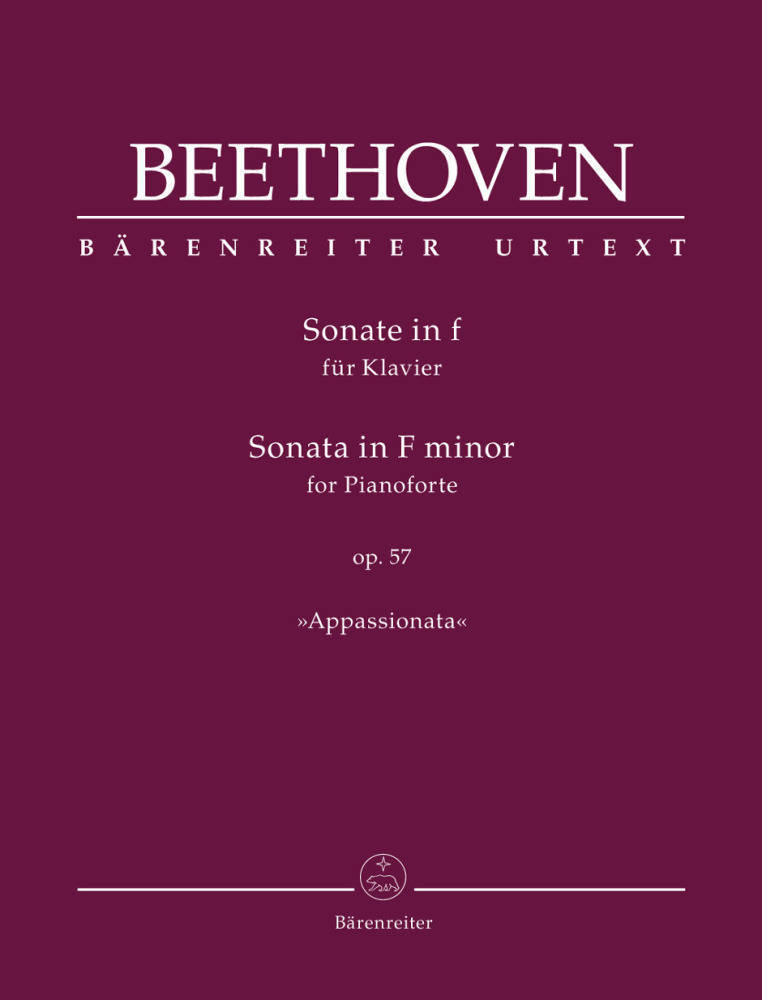 Sonata for Pianoforte F minor op. 57 \'\'Appassionata\'\' - Beethoven/Del Mar - Performance Score