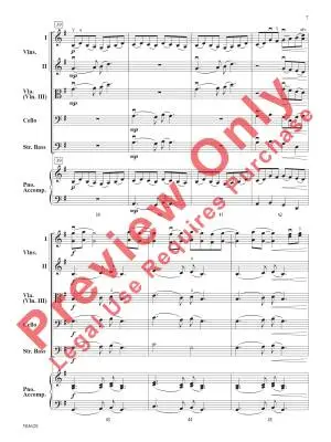 A Welsh Lullaby (Suo Gan) - Meyer - String Orchestra - Gr. 2
