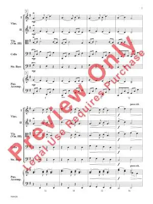 A Welsh Lullaby (Suo Gan) - Meyer - String Orchestra - Gr. 2
