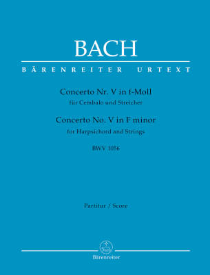 Concerto for Harpsichord and Strings no. 5 F minor BWV 1056 - Bach/Breig - Full Score