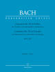 Baerenreiter Verlag - Concerto for Harpsichord, two Recorders and Strings no. 6 F major BWV 1057 - Bach/Breig - Full Score