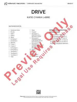 Drive - LaBrie - Full Orchestra - Gr. 4