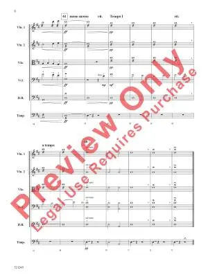 Finale From Symphony No. 3 - Mahler/Lestina - String Orchestra - Gr. 3.5