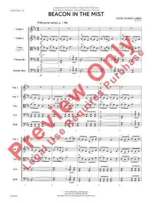 Beacon in the Mist - LaBrie - String Orchestra - Gr. 3.5