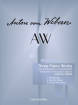 Carl Fischer - Three Piano Works (Op. Posthumous) - Webern/Shaftel - Book