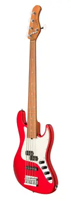 MetroExpress 21-Fret Hybrid P/J 5-String Bass with Morado Fingerboard - Candy Apple Red