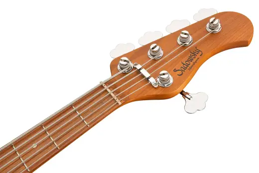 MetroExpress 21-Fret Hybrid P/J 5-String Bass with Morado Fingerboard - Candy Apple Red
