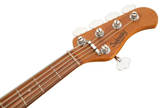 MetroExpress 21-Fret Hybrid P/J 5-String Bass with Morado Fingerboard - Tobacco Sunburst