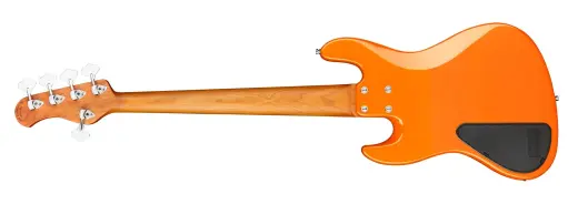 MetroExpress 21-Fret Hybrid P/J 5-String Bass with Morado Fingerboard - Candy Apple Orange