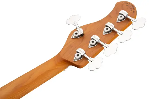 MetroExpress 21-Fret Hybrid P/J 5-String Bass with Morado Fingerboard - Candy Apple Orange