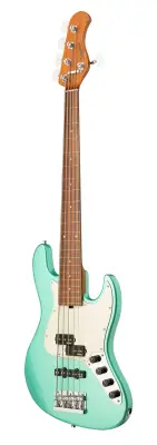 MetroExpress 21-Fret Hybrid P/J 5-String Bass with Morado Fingerboard - Sage Green