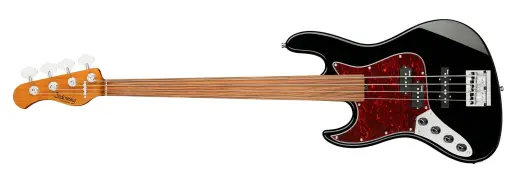 Sadowsky Guitars - MetroExpress 21-Fret Hybrid P/J 4-String Fretless Bass with Morado Fingerboard - Black (Left Handed)