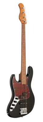 MetroExpress 21-Fret Hybrid P/J 4-String Bass with Morado Fingerboard - Black (Left Handed)
