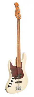 MetroExpress 21-Fret Hybrid P/J 4-String Bass with Morado Fingerboard - Olympic White (Left Handed)
