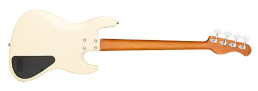 MetroExpress 21-Fret Hybrid P/J 4-String Bass with Morado Fingerboard - Olympic White (Left Handed)