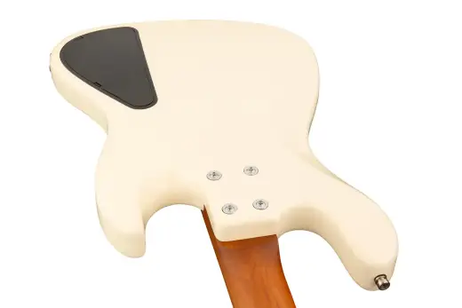 MetroExpress 21-Fret Hybrid P/J 4-String Bass with Morado Fingerboard - Olympic White (Left Handed)