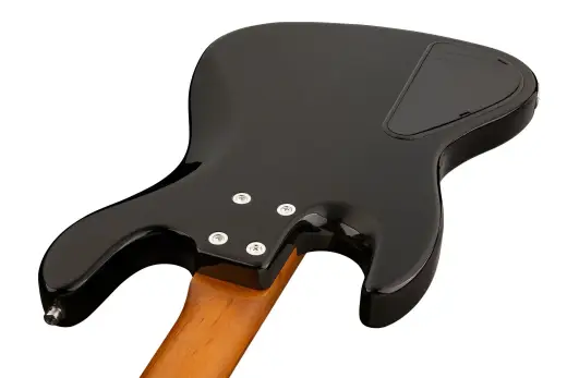 MetroExpress 21-Fret Hybrid P/J 4-String Fretless Bass with Morado Fingerboard - Black
