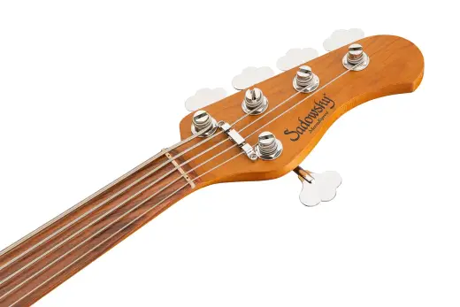 MetroExpress 21-Fret Hybrid P/J 5-String Fretless Bass with Morado Fingerboard - Black