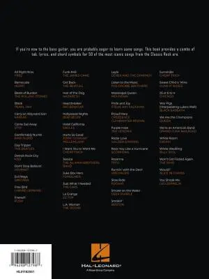 First 50 Classic Rock Songs You Should Play on Bass