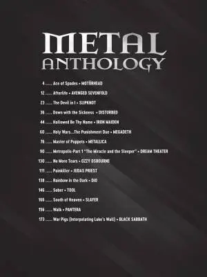 Metal Anthology: Deluxe Guitar Play-Along, Volume 15 - Book/Audio Online