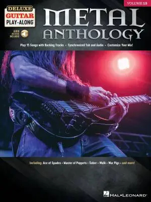 Hal Leonard - Metal Anthology: Deluxe Guitar Play-Along, Volume 15 - Book/Audio Online