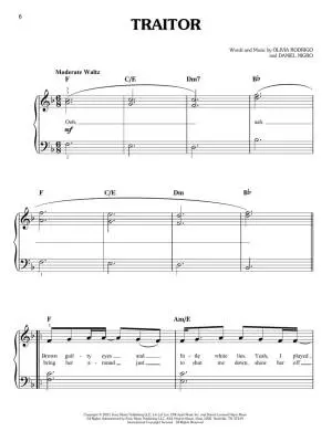 Sour - Rodrigo - Easy Piano - Book