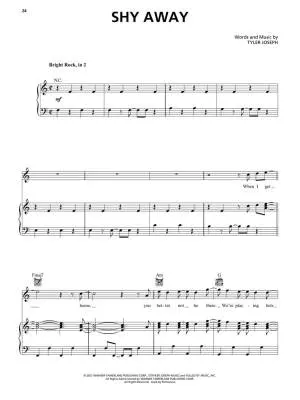 Scaled and Icy - Twenty One Pilots - Piano/Vocal/Guitar - Book