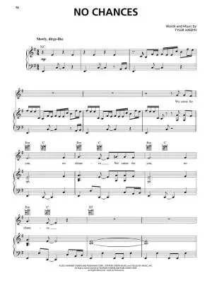 Scaled and Icy - Twenty One Pilots - Piano/Vocal/Guitar - Book