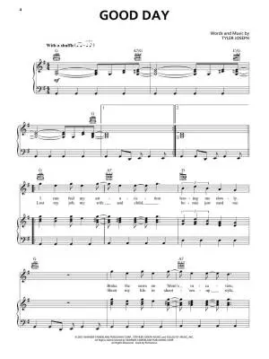 Scaled and Icy - Twenty One Pilots - Piano/Vocal/Guitar - Book