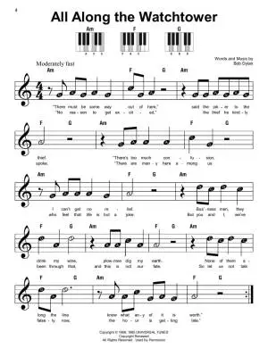 Bob Dylan: Super Easy Songbook - Electronic Keyboard - Book
