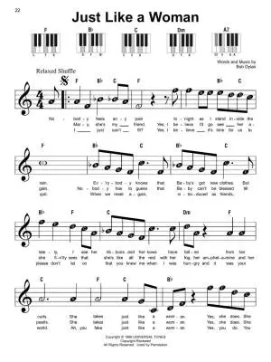 Bob Dylan: Super Easy Songbook - Electronic Keyboard - Book
