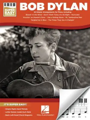 Hal Leonard - Bob Dylan: Super Easy Songbook - Electronic Keyboard - Book