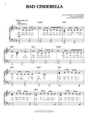 Andrew Lloyd Webber\'s Cinderella - Easy Piano - Book