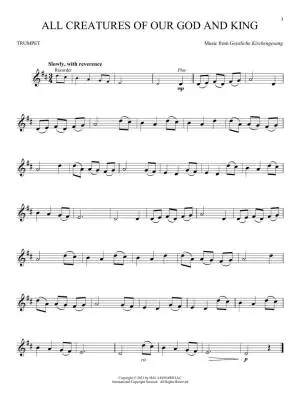 Peaceful Hymns - Trumpet - Book/Audio Online