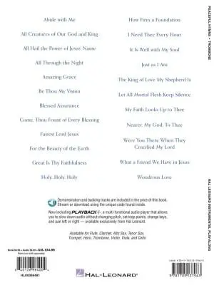 Peaceful Hymns - Trombone - Book/Audio Online