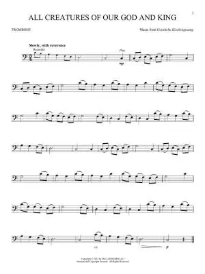 Peaceful Hymns - Trombone - Book/Audio Online