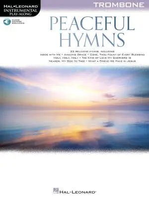 Hal Leonard - Peaceful Hymns - Trombone - Book/Audio Online